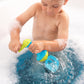 HABA Toddler Bath Toys: Bubble Bath Kids Whisk - for Kids Sensory Play, Motor Skills, and Bath Time Fun, Blue