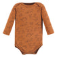 Hudson Baby Unisex Baby Cotton Long-Sleeve Bodysuits, Into The Woods Prints 3-Pack, Preemie