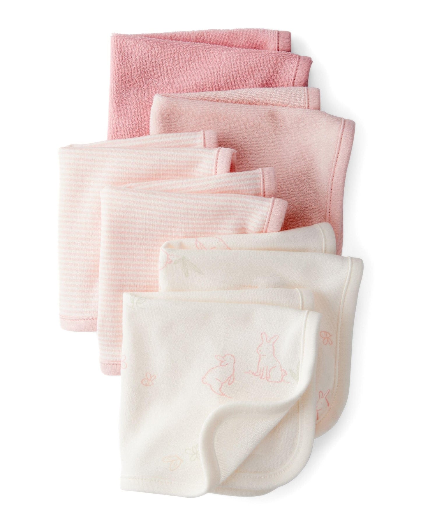 Carters 6-Pack Washcloths (Pink Multi)