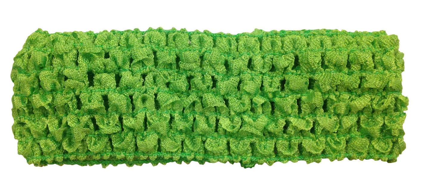 Akinoskids Crochet Knitted Soft Elastic Newborn Babygirl Lime Green Headband