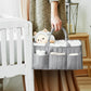 Ankyle Starry Sky Grey Diaper Caddy Organizer With Handles & Removable Dividers,Stylish Baby Diaper Caddy Organizer,Diaper Bag,C