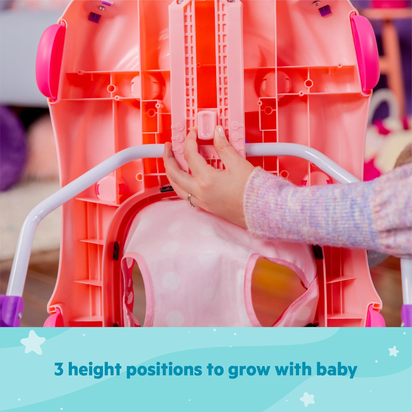 Bright Starts Disney Baby Minnie Mouse Go, Go Bows 3-In-1 Car Walker, Pink And Purple, 6-24 Months