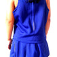 Total 2550 Little Girls' Cheerleader Cheerleading Outfit Uniform Costume Cosplay Blue/White (Xl / 10-12)