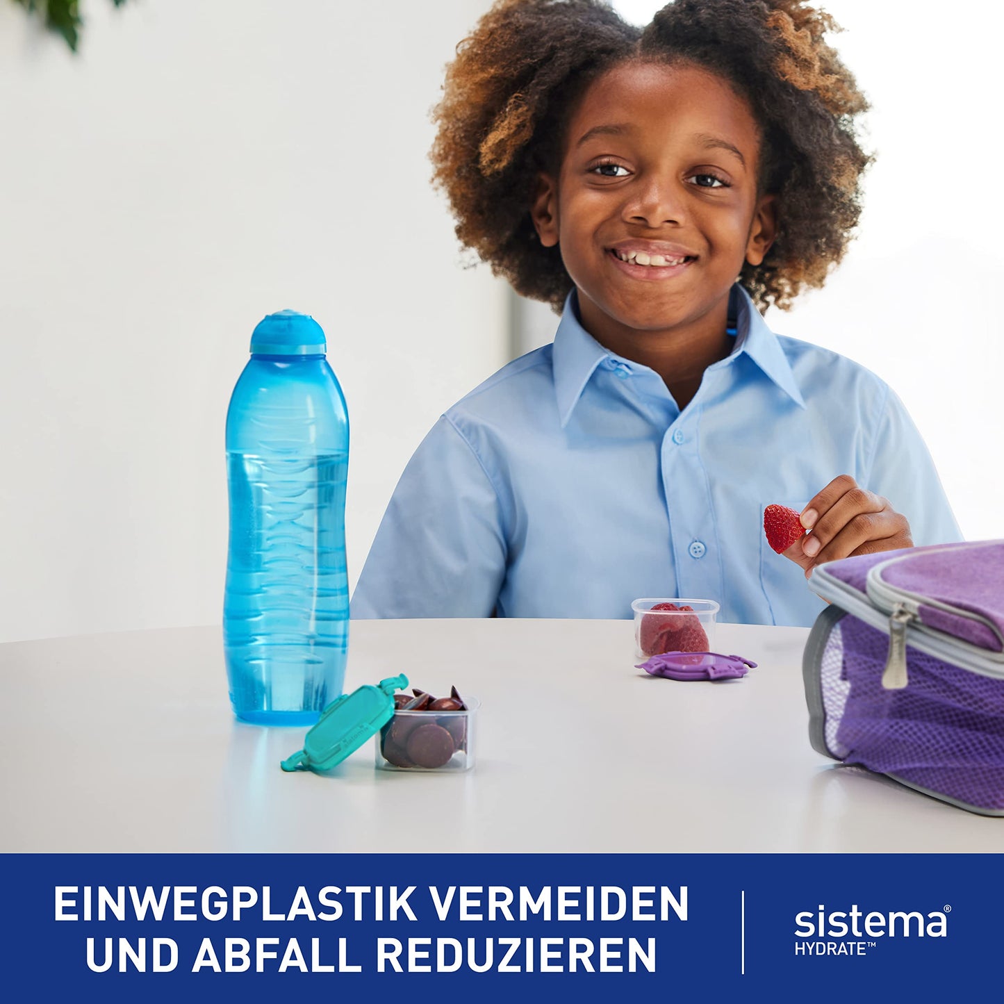 Sistema Twist 'N' Sip Collection Water Bottle, 330 Ml, Assorted Color