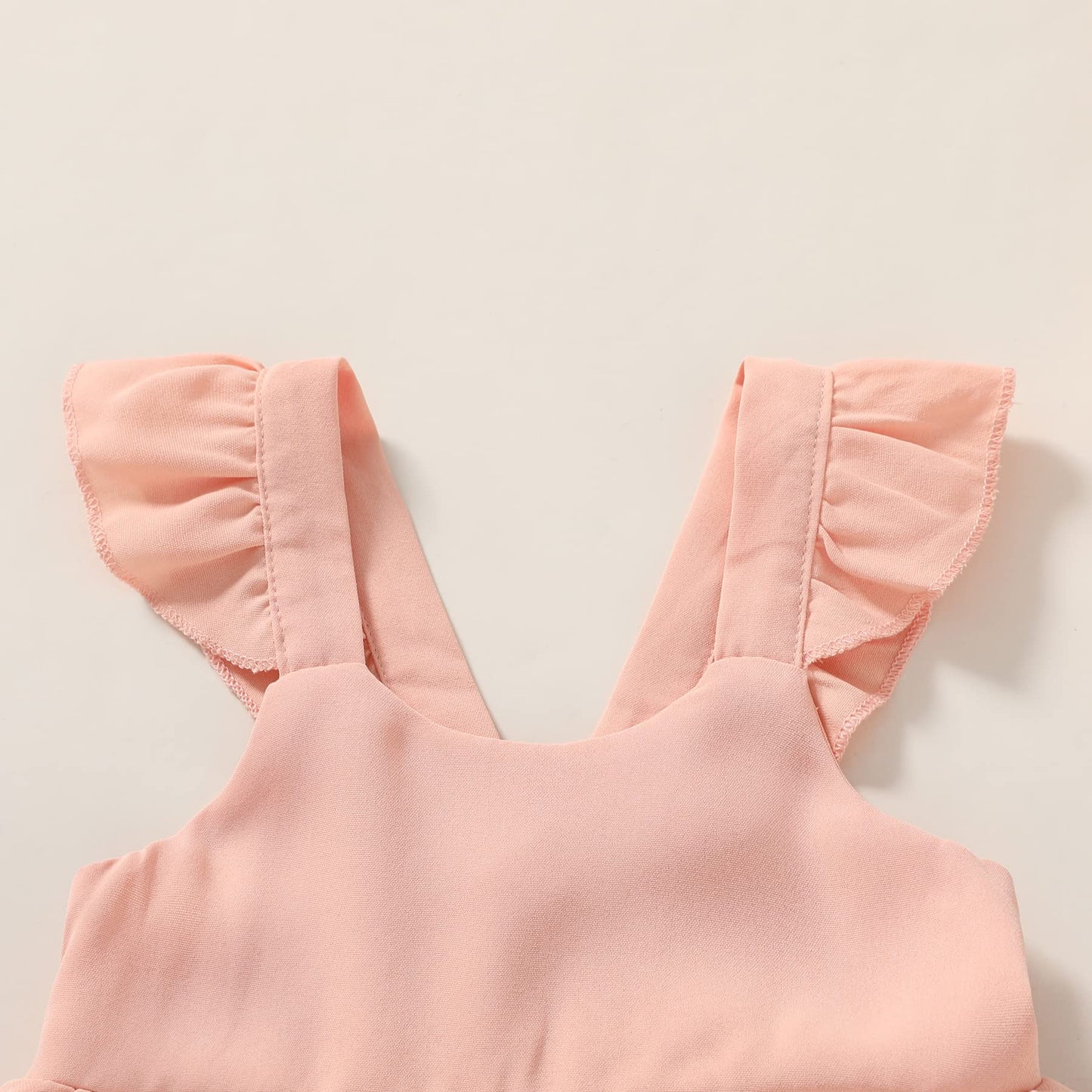 Younger Tree Toddler Girl Baby Sleeveless Dresses Smocking Casual Dress (18-24 Months, Pink)