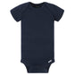 Gerber Baby 5-Pack Solid Onesies Bodysuits, Navy, 18 Months