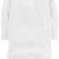 Simple Joys Kids 7 pack long sleeve original bodysuits Shirt, White, 3-6 Months
