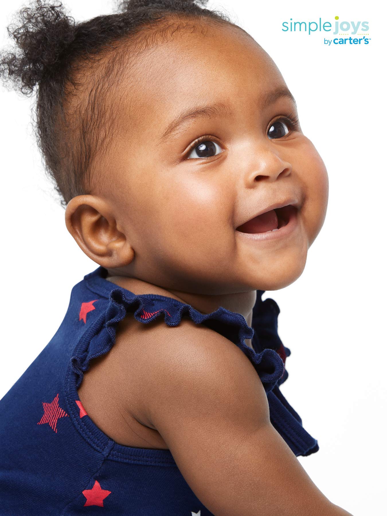 Simple Joys by Carters Baby Girls 3-Pack Snap-up Rompers