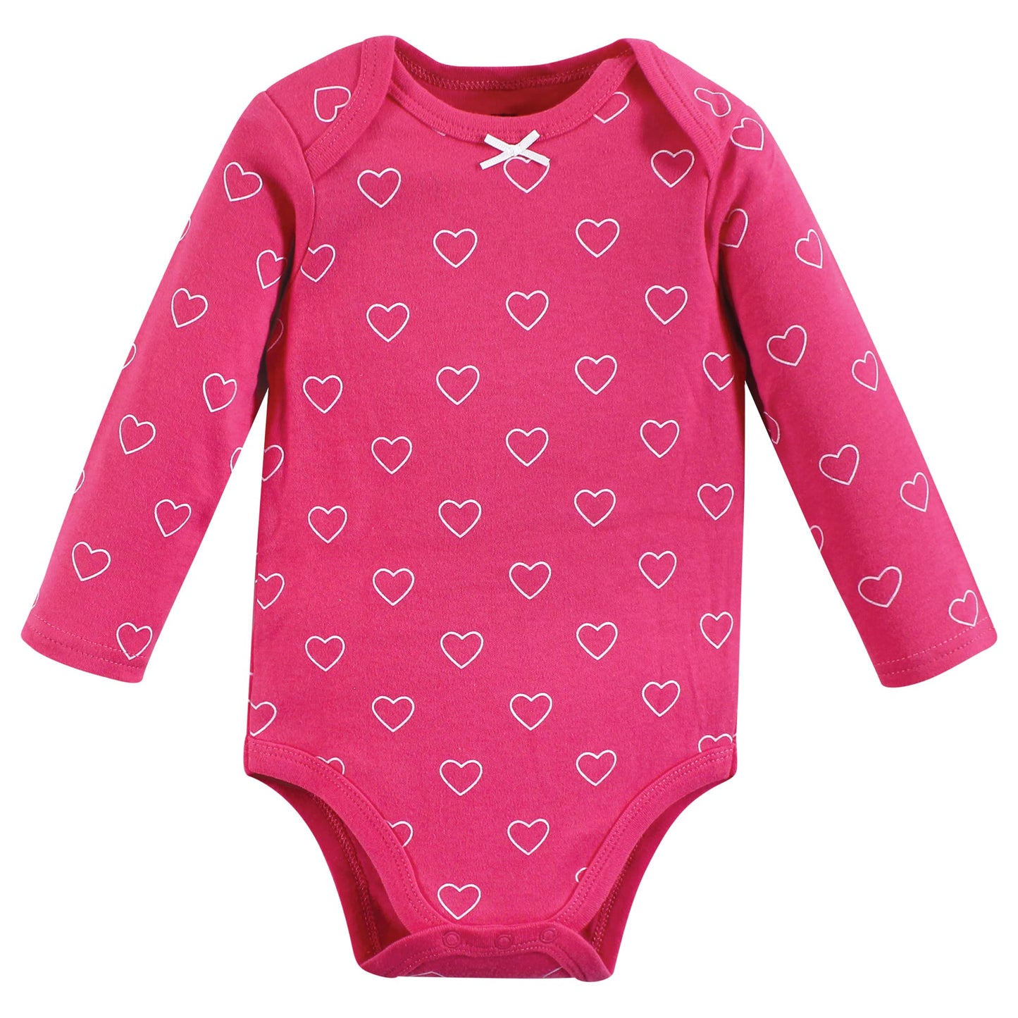 Hudson Baby Unisex Baby Cotton Long-Sleeve Bodysuits, Mommy Latte, 3-6 Months