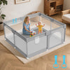 Deeteck Baby Playpen 50x50 - Playpen for Babies and Toddlers with 2 Handles - Baby Fence Play Area Safety Center for Indoor & Ou