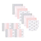 Luvable Friends Unisex Baby Super Soft Bundle Washcloths, Pink Elephant, One Size