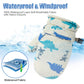 Fynnsure Toddler Mittens Baby Waterproof Snow Gloves Kids Mittens Ski Snow Gloves Cold Weather Mittens For Boys Girls Ivory Whit