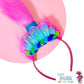 Luv Her Kids' Trolls World Tour Headband With Wig For Girls - Costume Accessories - Ages 3+