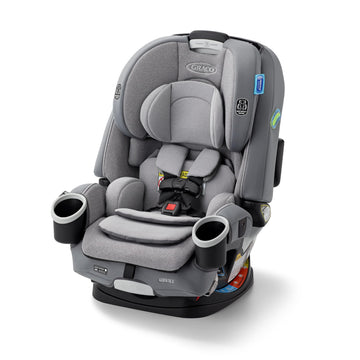 Graco 4Ever Dlx 4-In-1 Car Seat, Charlie | Infant To Toddler Car Seat, With 10 Years Of Use | Rear-Facing, Forward-Facing And Bo