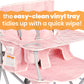 ciao! baby Portable High Chair for Babies and Toddlers, Fold Up Outdoor Travel Seat with Tray and Carry Bag for Camping, Picnics