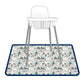 Bapronbaby Adventure Awaits Splash Mat - Waterproof Catch-All For Under High Chairs, Floors, Tables, Playtime Or Arts & Crafts -