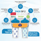 Playtex Baby Sipsters Stage 3 Spill-Proof, Leak-Proof, Break-Proof Spout Cup For Boys - Blue, Limited Edition, 9 Oz, 2 Count