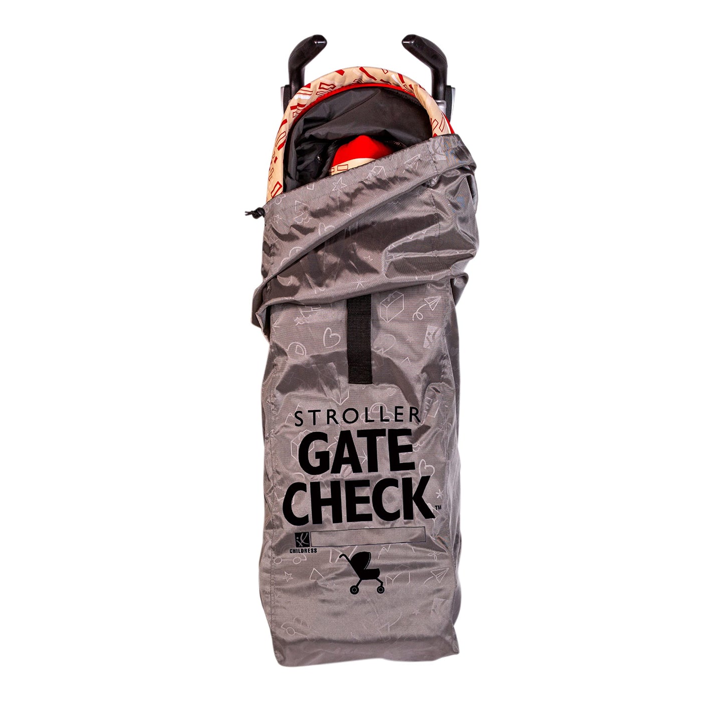 J.L. Childress Deluxe Gate Check Bag For Umbrella Strollers - Premium Heavy-Duty Durable Air Travel Bag, Adjustable Shoulder Str