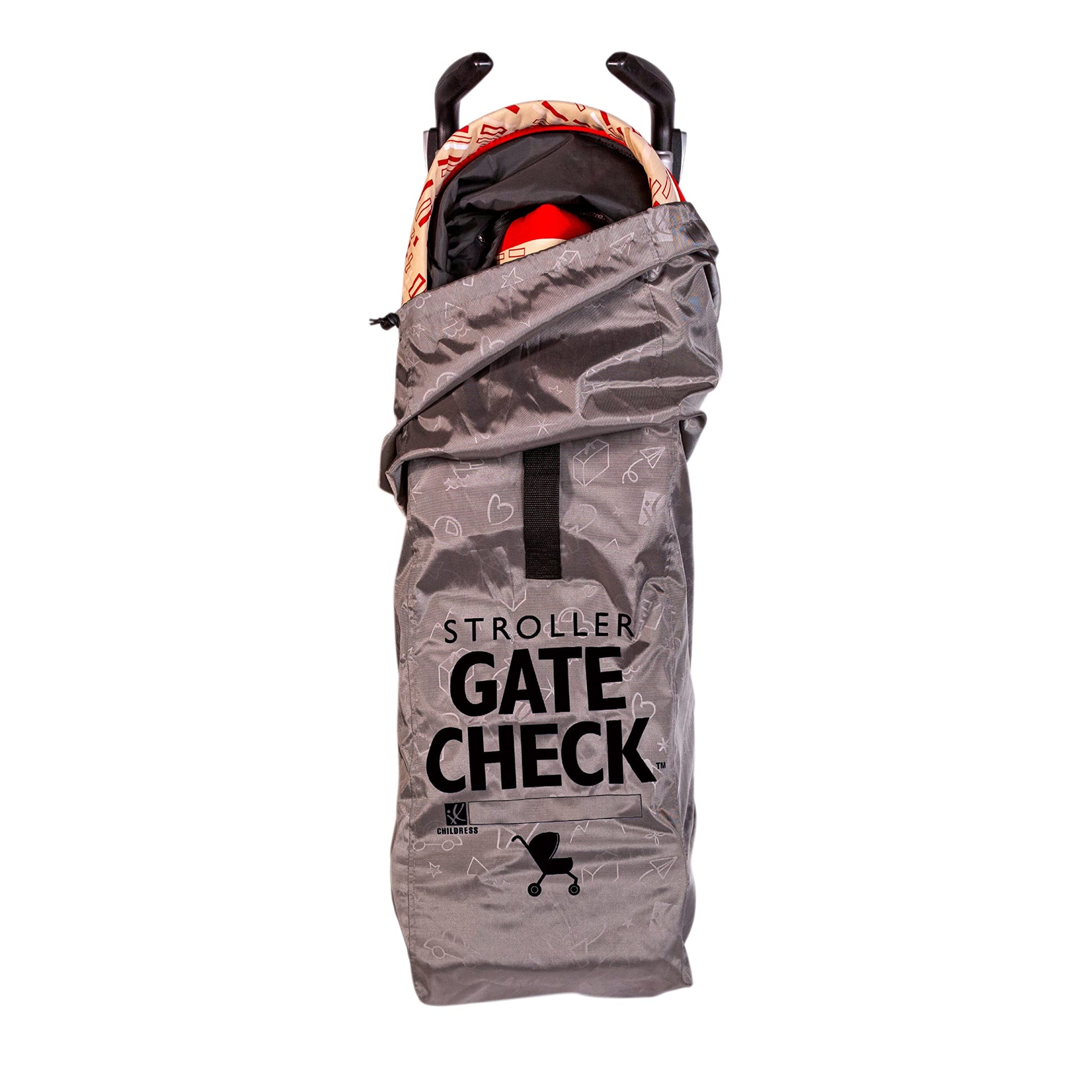 J.L. Childress Deluxe Gate Check Bag For Umbrella Strollers - Premium Heavy-Duty Durable Air Travel Bag, Adjustable Shoulder Str