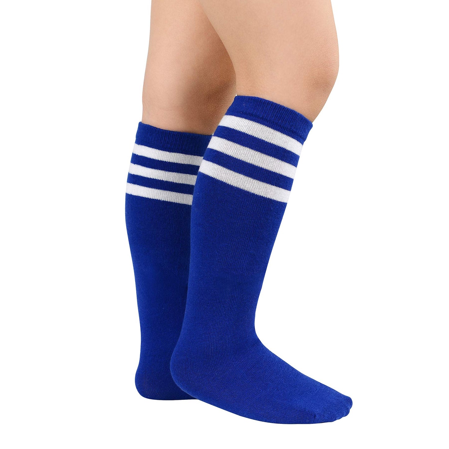 Zando Kids Knee High Socks Baby Kids Crazy Socks Toddler Soccer Socks Youth Baseball Socks Boys Tube Striped Knee Socks For Girl