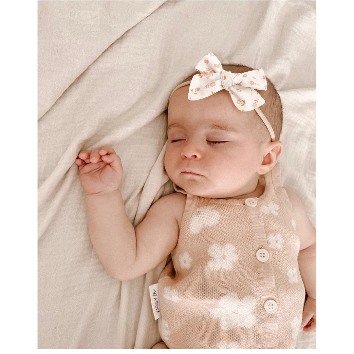 Niceye Baby Headbands And Hairbands Set - 12 Packs Of Stretchy Nylon Handmade Hair Accessories For Newborns, Infants, And Toddle