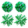 St Patricks Day Korker Hair Bow Clip 3'' Irish Green Shamrock Curly Corker Fireworks Alligator Barrette Toddler Baby Girls Kids
