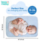 Portable Diaper Changing Mat - Extra Large Waterproof Baby Changing Pad | Machine Washable & Dryer Safe | Wipeable Surface For E