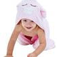 Hiphop Panda Bamboo Hooded Baby Towel - Soft Hooded Bath Towel For Babie, Toddler,Infant, Perfect For Boy And Girl - (Pink Rabbi