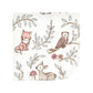 Hudson Baby Unisex Baby Flannel Washcloths, Girl Woodland Pals 10Pk, One Size