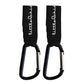 Little Chicks Stroller Hooks Clip Carabiner - Purse and Bag Hanger - 2 Pack - Model CK095
