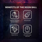Waboba The Original Moon Ball - Hyper Bouncy Ball - Makes Pop Sound When Bounced - All Ages Extreme Bounce & Fun - Perfect for A