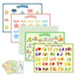 Disposable Placemats for Baby & Toddlers - Sticky Table Mats for Restaurants, Dining Table, Preschool & Parties - 5 Fun Designs 