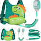 Toddler Harness Leash With Anti Lost Wrist Link, Accmor Cute Dinosaur Kids Harness Children Leash, Adorable Anti Lost Leash Walk