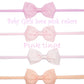 C  Llot 40 Colors Baby Bow Headbands 2.75 ' Hair Bows Super Soft Nylon Headbands For Baby Girls Infants Preemie And Newborn Kid