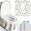 20 Pack Disposable Toilet Seat Covers - Extra Large, Waterproof - Toddler Potty Training, Portable Potty Covers for Kids & Adult