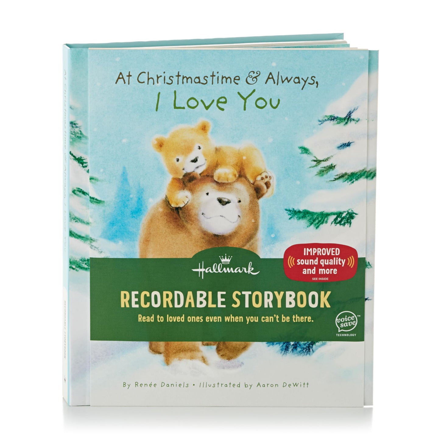 Hallmark Recordable Book for Children (at Christmastime & Always, I Love You)