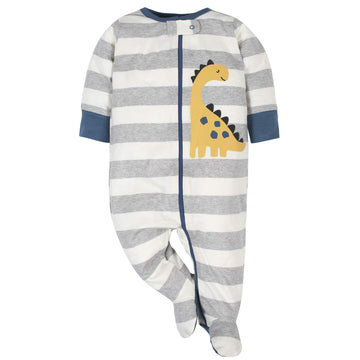 Gerber Baby Boys 2-Pack Sleep 'N Play Dinosaur/Adventure Newborn
