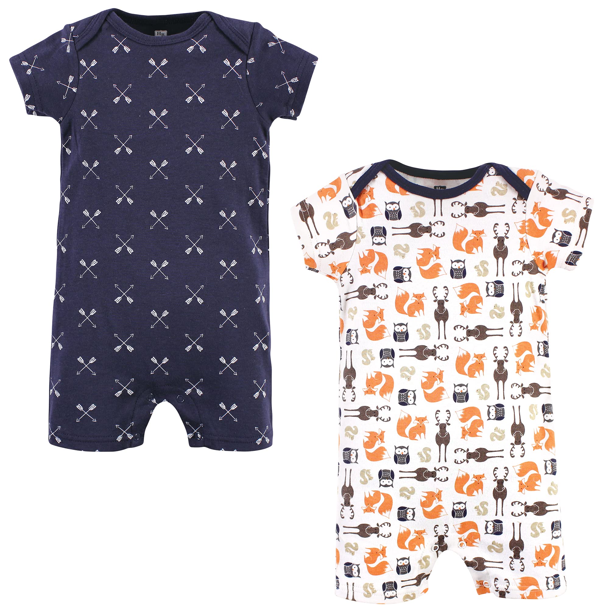 Hudson Baby Baby Cotton Rompers, Forest, 18-24 Months – WBBAPB093CQJ35B