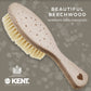 Kent Ba29 Cradle Cap Baby Hair Brush With Soft Natural Bristles And Travel Pouch - Baby Essentials For Newborn Hair Brush Made I