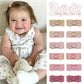 C  Llot Hair Clip, 120Pcs Baby Girls Grosgrain Ribbon 1.2' Mini Bow Snap Clips, 60 Colors For Infant Toddlers Fine Thin Hair In