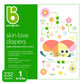 Babyganics Diapers, Size 1 (18-14 Lbs) 232 Count, Ultra Absorbent, Unscented, Made Without Chlorine, Latex