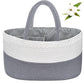 Abenkle Large Baby Diaper Caddy Baby Basket, Nursery Storage Bin And Car Organizer For Diapers And Baby Wipes, Changing Table Co
