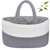 Abenkle Large Baby Diaper Caddy Baby Basket, Nursery Storage Bin And Car Organizer For Diapers And Baby Wipes, Changing Table Co