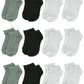 Gelante 12 Pairs Girl Children Toddler Kids Cotton Ankle Socks 503-5 (0-2)