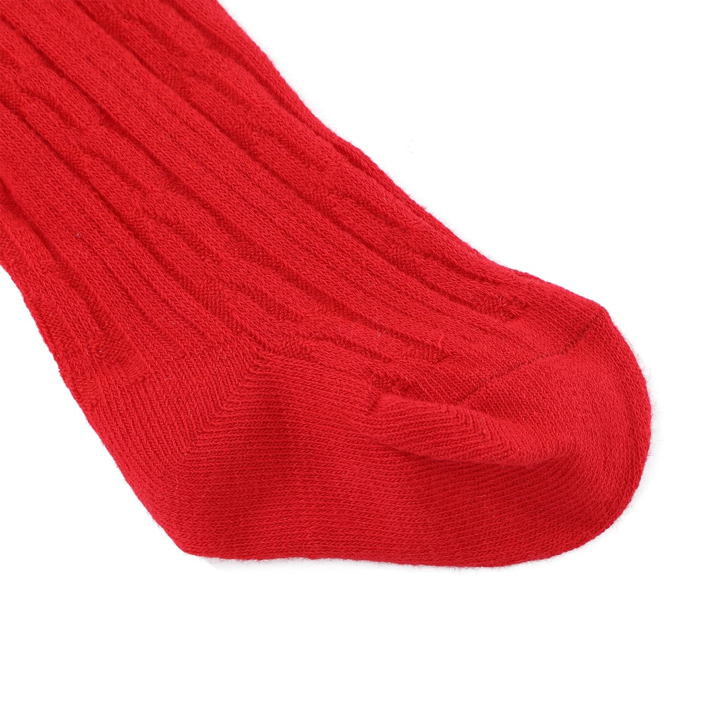 Century Star Baby Tights Toddler For Girls Solid Knit Socks Soft Cotton Infant Leggings Warm Stockings Newborn Pants 1-Red 1-2T