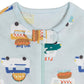 Onesies Brand baby-boys 4-pack Sleep N Play Footies, Snack Bar, 3-6 Months