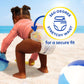 Pampers Swim Diapers - Splashers - Size L, 17 Count, Gap-Free Disposable Baby Swimming Pants