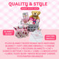 Joyful Arrival Deluxe Baby Girl Gift Basket, Baby Layette Set With 20-Piece Premium New Baby Essentials & Canvas Diaper Tote, Ba