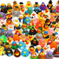 XY-WQ 100 Pack Rubber Duck for Jeeps Ducking - 2.3 Inch Bulk Floater Duck for Kids - Baby Bath Toy Assortment - Party Favors, Bi