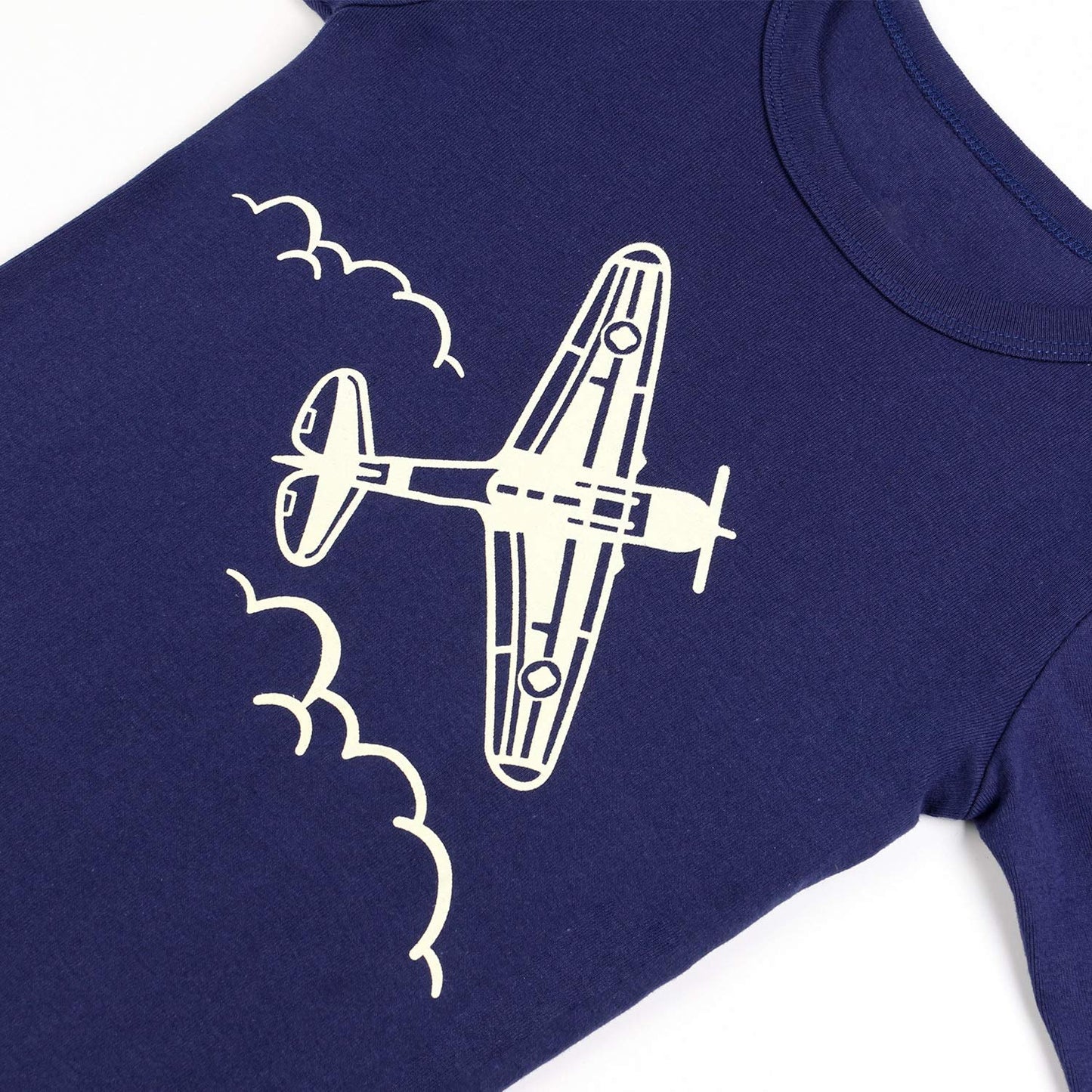 Little Hand Toddler Boys Long Sleeve Pajama Glow In The Dark Plane Kids Cute Pj Sets 100% Cotton 3 4 T